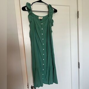 Universal Thread Green Button down dress